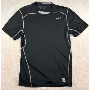 Nike Pro Combat Shirt Men’s Large Black Fitted HyperCool Breathable Dri-Fit